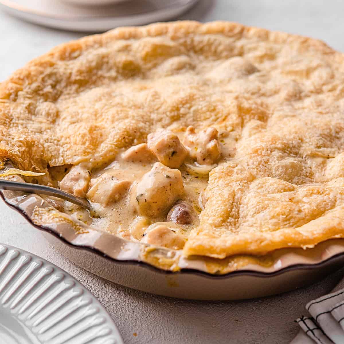 Chicken and Mushroom Pie